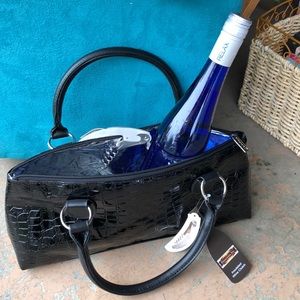 Insulated wine clutch purse
